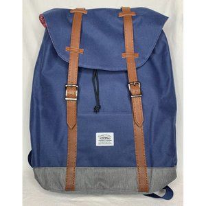 Kaukko Blue Canvas Heavy Duty Travel Backpack Laptop Bag Hiking Camping EP6-2